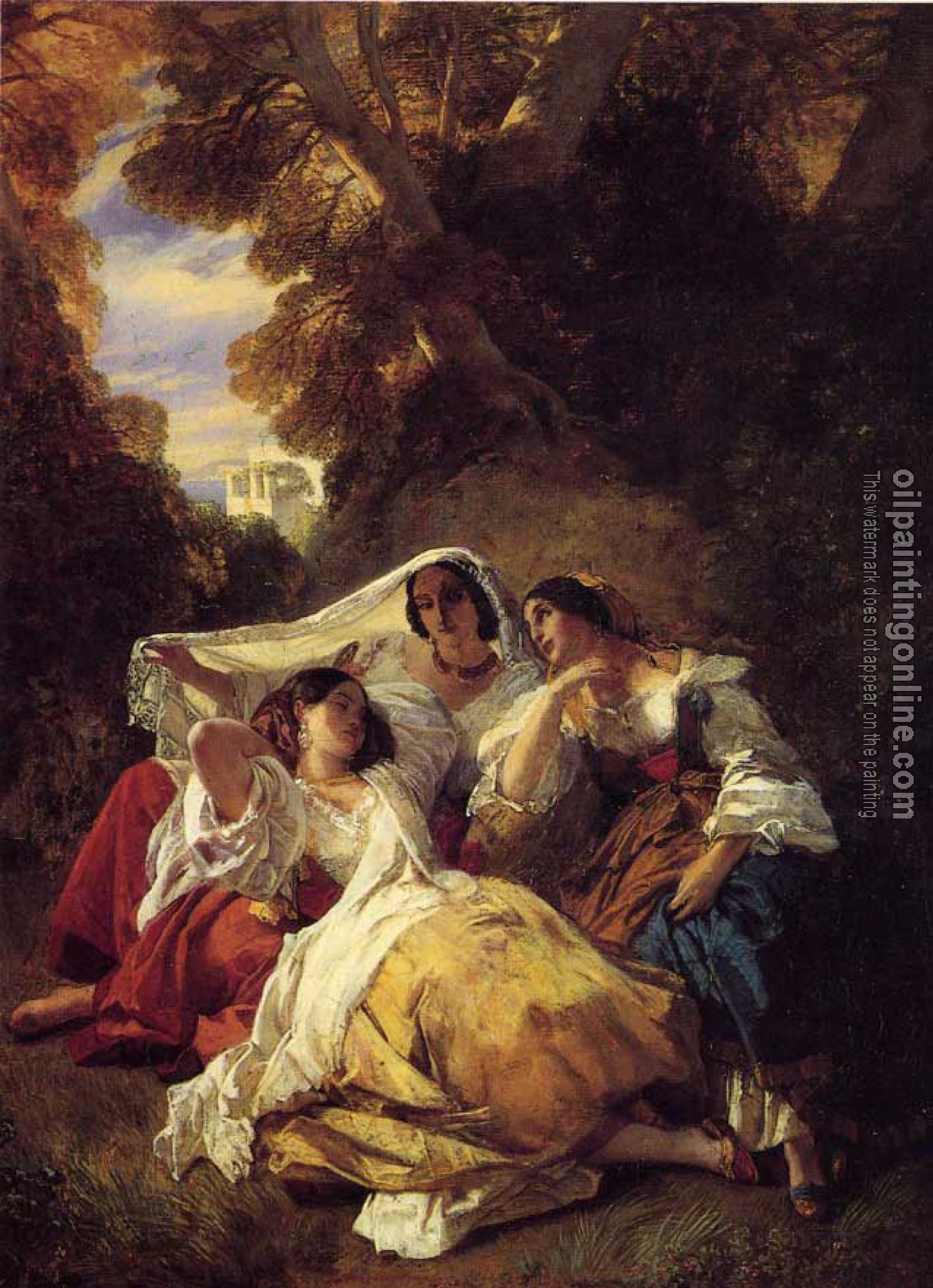 Winterhalter, Franz Xavier - La Siesta